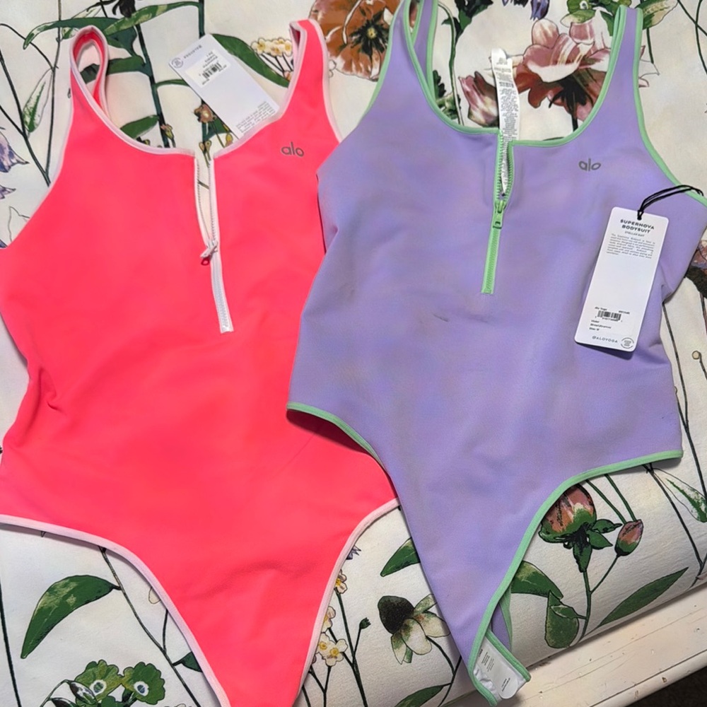 ALO Yoga Violet Bodysuit